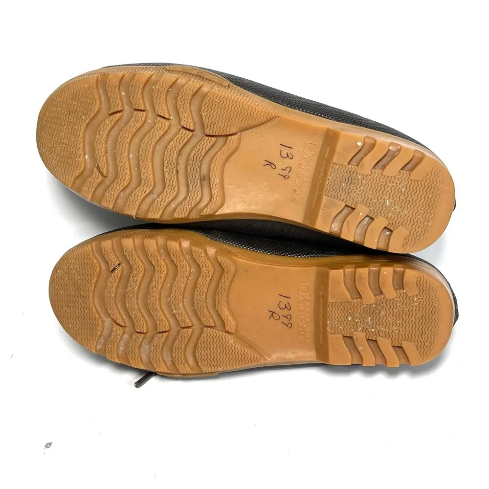 Sperry Top Sider Duck Boots Women’s Size 7 Leopard Print Rubber‎